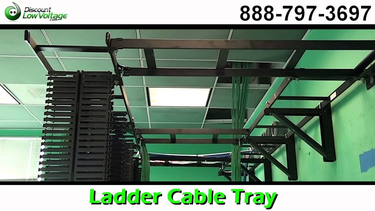 Ladder Cable Tray for Cat5e, Cat6 Fiber Cable Management
