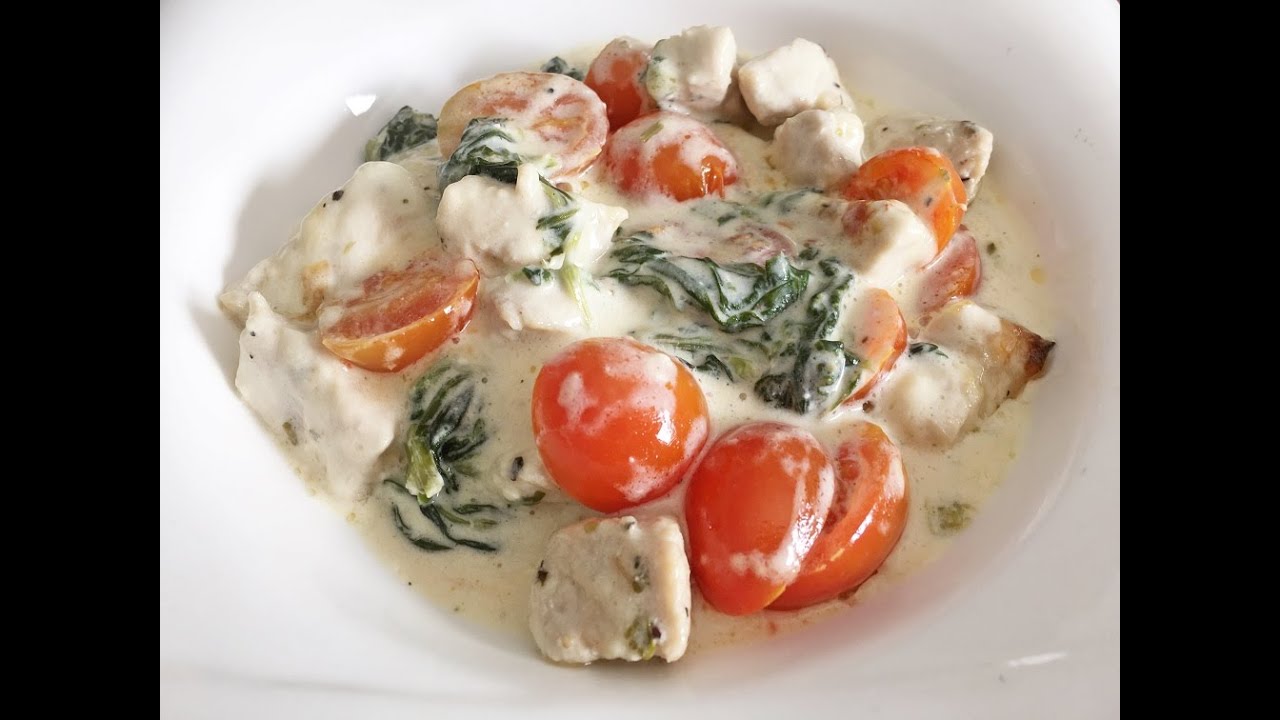 LOW CARB REZEPT| Spinat-Hähnchen Auflauf