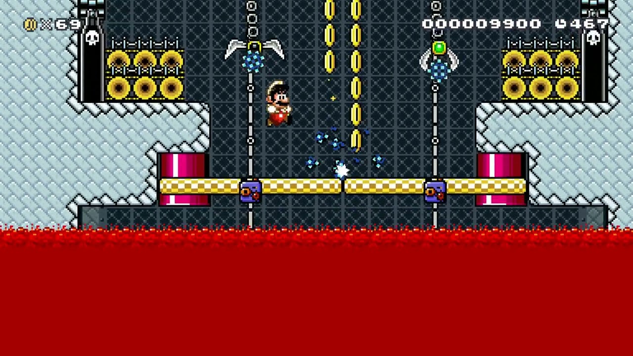 Morton's castle by Aci4 🍄Super Mario Maker 2 ✹4K Switch 2 No Commentary #dlm