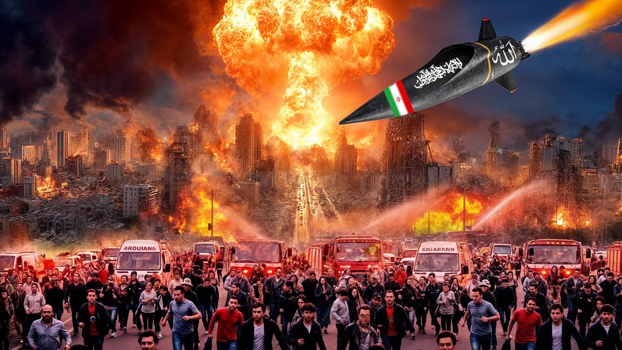GELOMBANG SERANGAN KE-14 IRAN - Semua Warga Tel Aviv dan Haifa Panik Dievakuasi