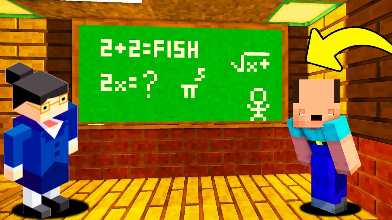 FAKİR BALON KAFA OKULA BAŞLIYOR VE OKULDAN KAÇIYOR - Minecraft