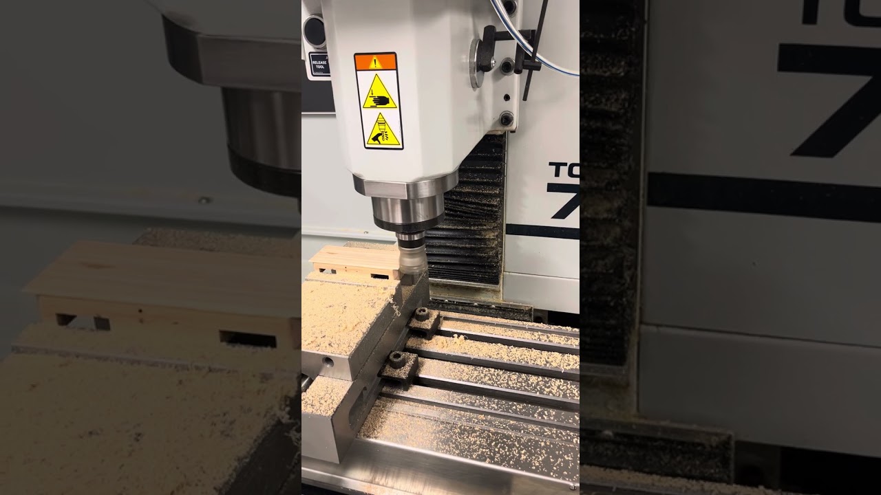 First cut with 38mm face mill