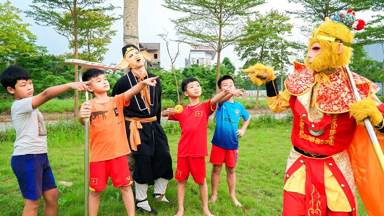 Trận Chiến Tôn Ngộ Không Đại Phá Vòng Vây Yêu Tinh Giải Cứu Lão Trư Và Kẹo Hubba | Việt Tây Du Ký