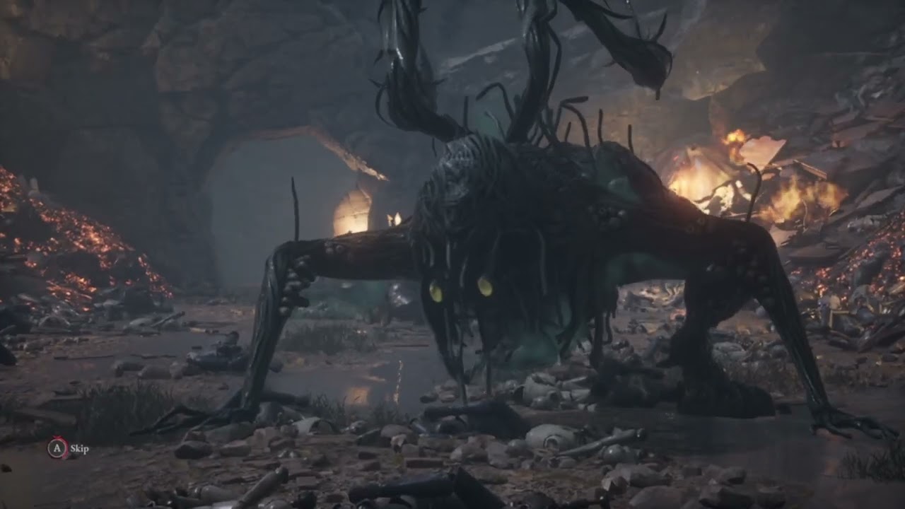 Killing the green swamp monster in Lies of P
