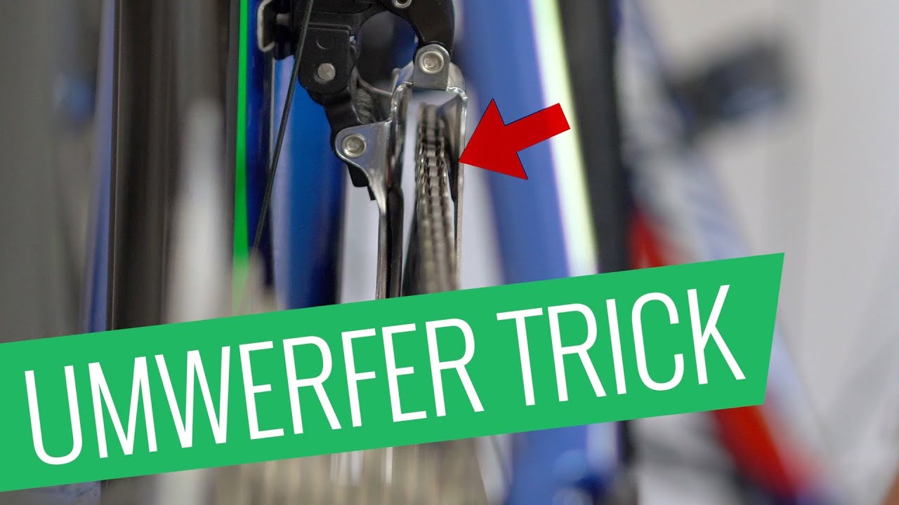 Der SHIMANO UMWERFER TRICK - So geht's - Fahrrad.org
