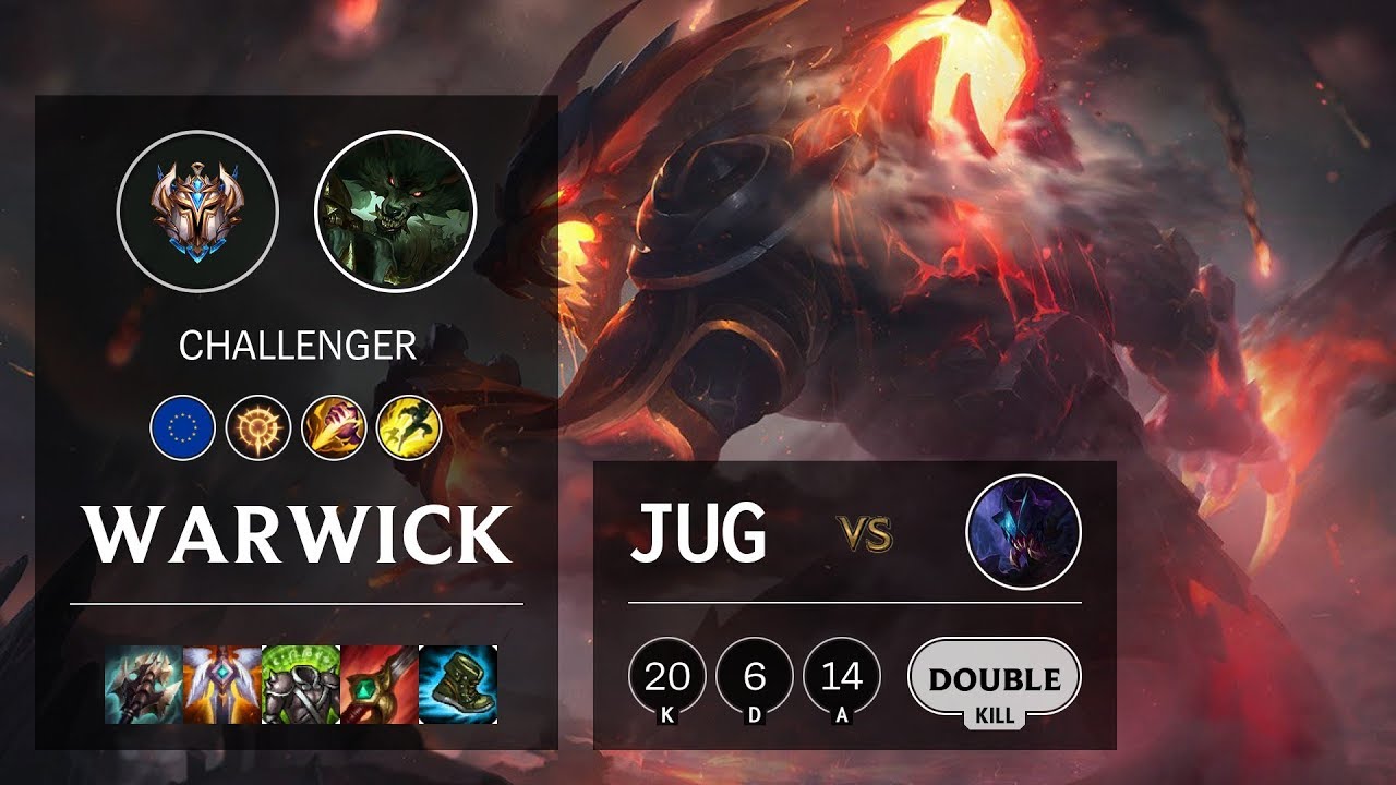 Warwick Jungle vs Rek'Sai - EUNE Challenger Patch 10.5