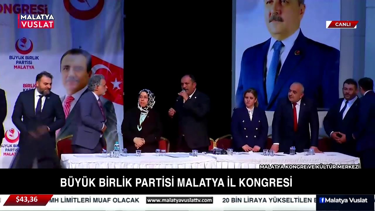 #CANLI MALATYA BÜYÜK BİRLİK İL KONGRESİ 01.02.2026