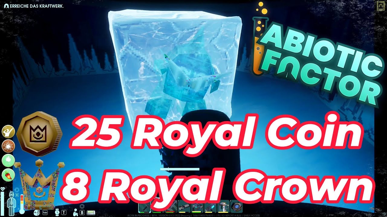 Abiotic Factor - 25 Royal Coin & 8 Royal Crown / Space Queen Easter Egg
