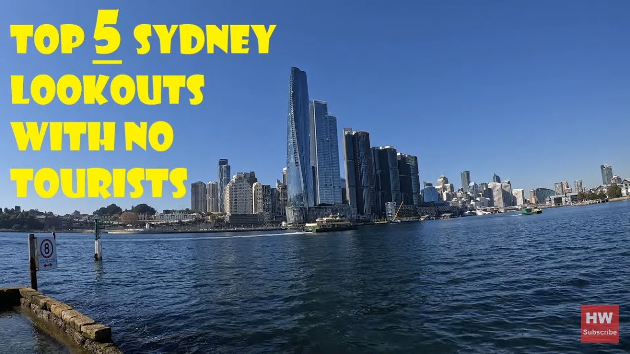 5 - awesome Sydney lookouts that don't get tourists. 🗣️