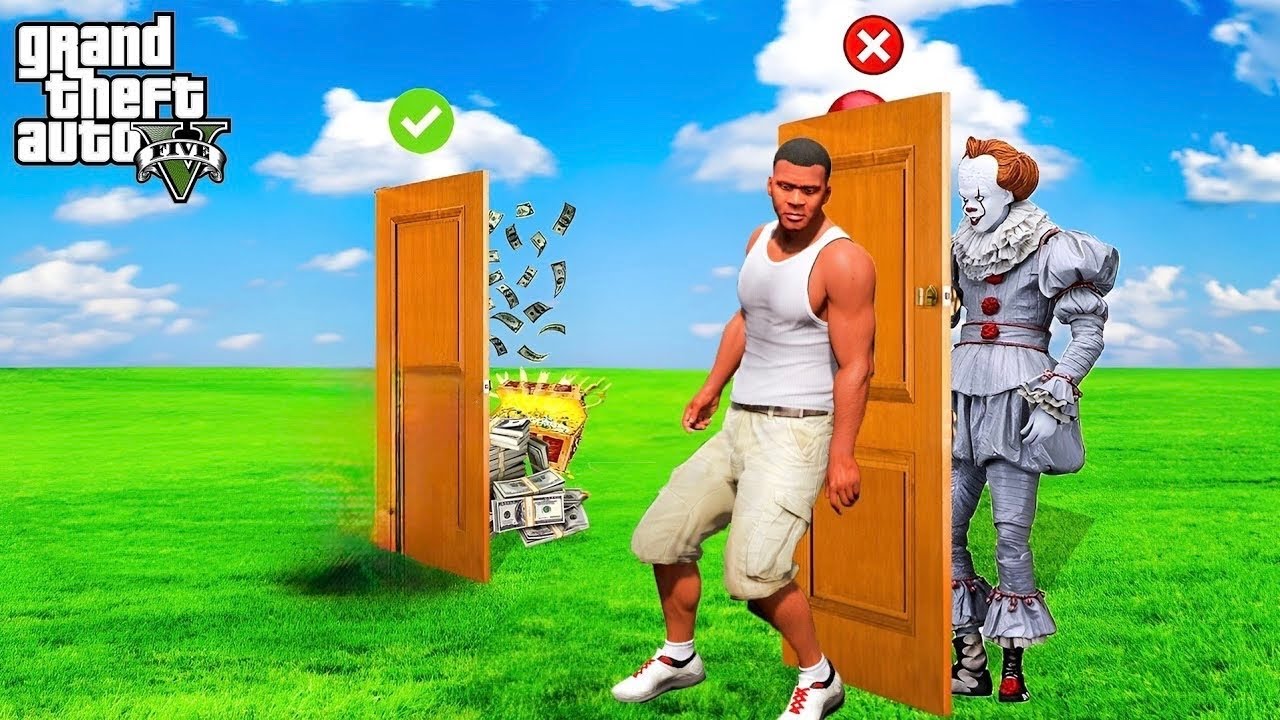 CHOOSE THE RIGHT DOOR AND WIN $1,000,000 || DOOR CHALLENGE IN GTA 5 || Gta 5 Tamil