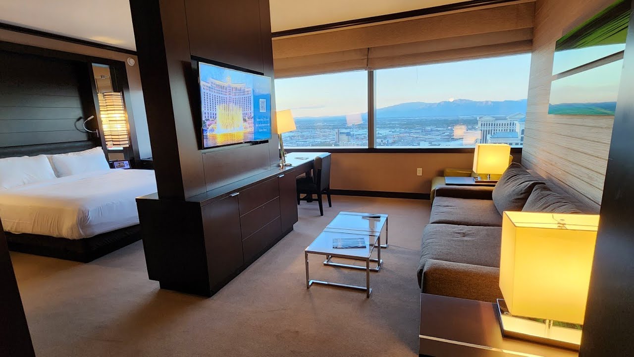 Vdara Las Vegas King Studio Suite Fountain View.