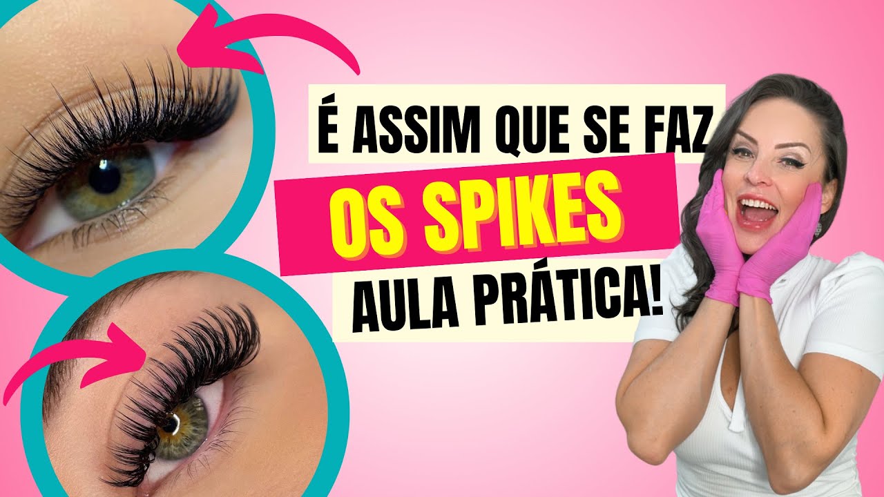 AULA PR&Aacute;TICA - Como fazer os SPIKES para usar no EFEITO KIM KARDASHIAN e EFEITO MOLHADO! 💦