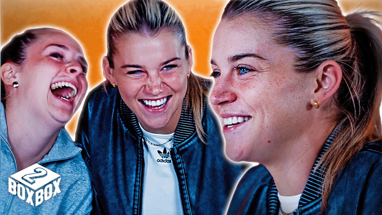 Alessia Russo interview GATECRASHED by England bestie Ella Toone | Box to Box