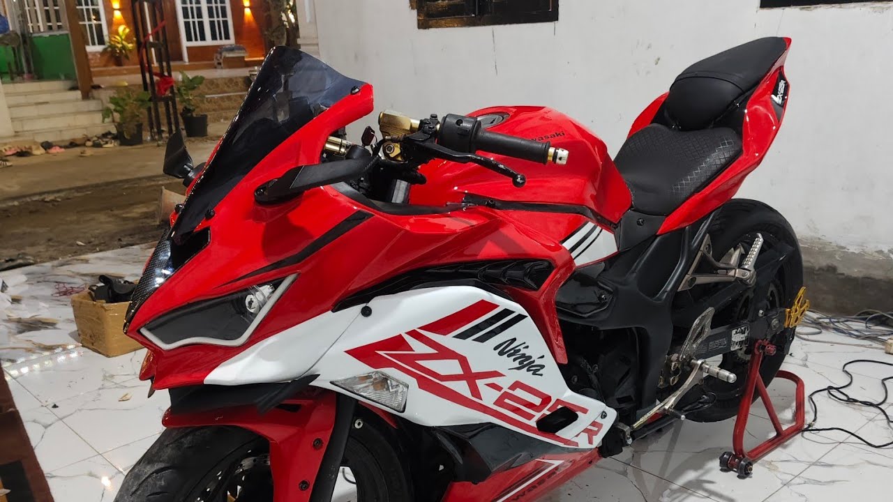 MODIF LINTAS PONPES💯 NINJA FI OLD MODIF ZX25R GEN 3 HOME SERVIS BREBES☎ 081383825505