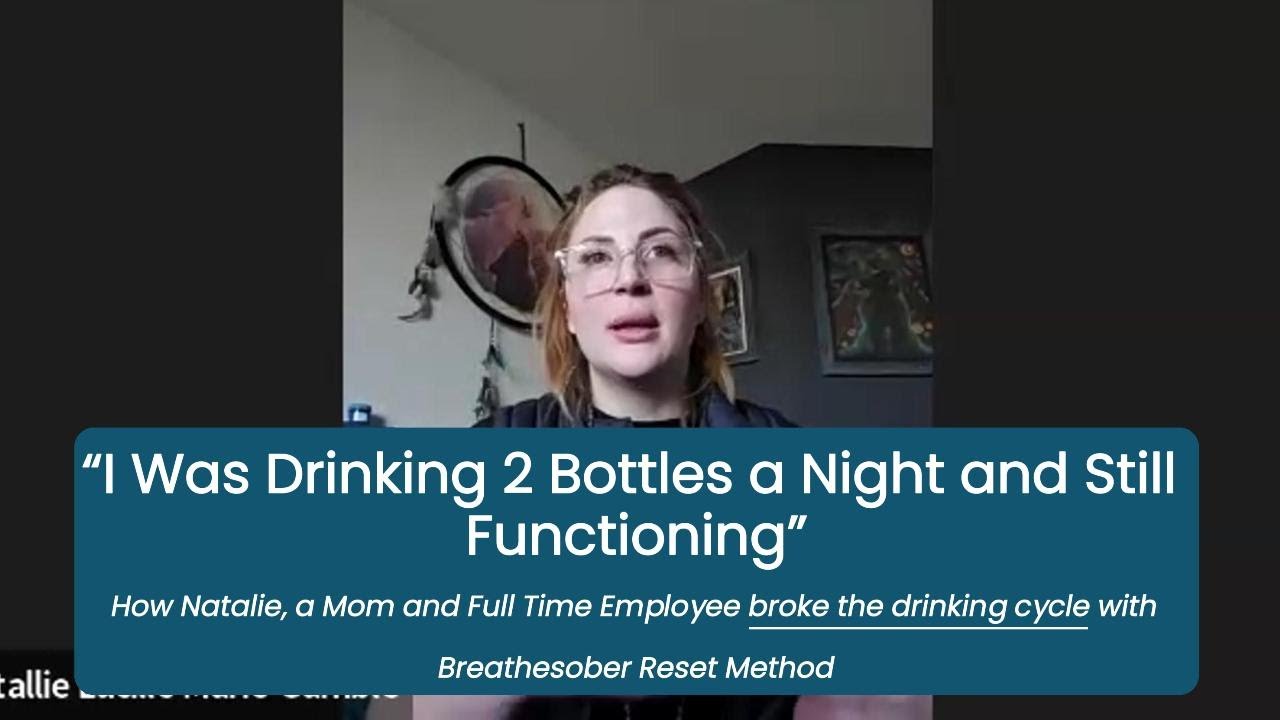 How Natalie, A mom and Career Professional, stopped drinking with Breathesober Reset
