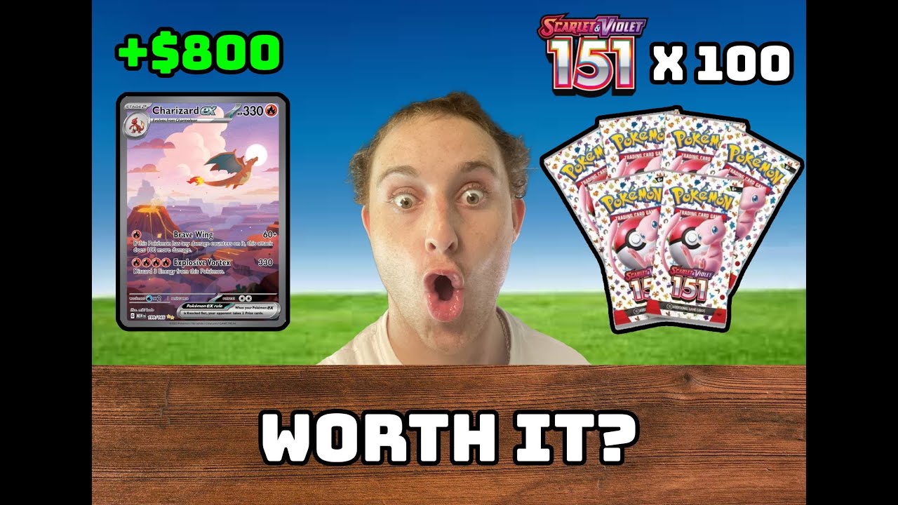 *2025* I Opened 100 Packs Of 151 To See If It's WORTH IT?