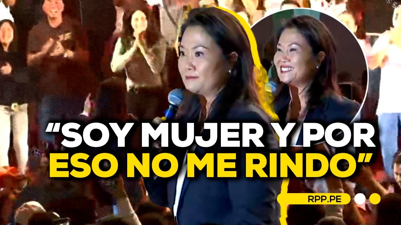 Keiko Fujimori ANUNCIA su PRECANDIDATURA PRESIDENCIAL durante mitin EN TRUJILLO #CONEXIONRPP