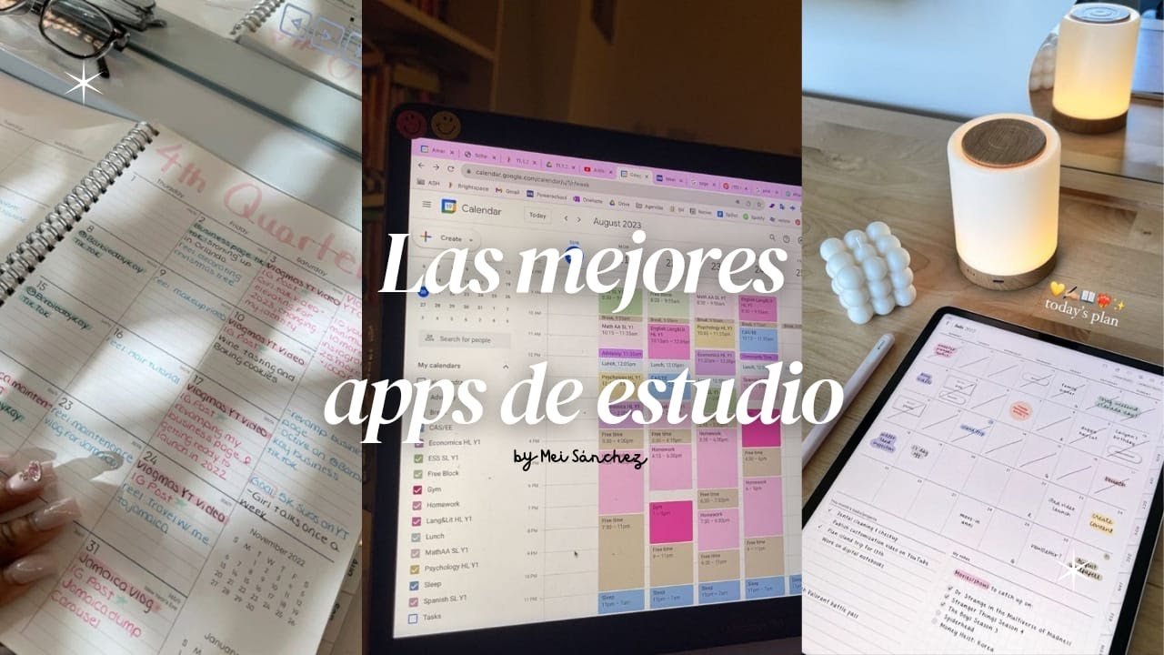 Las mejores apps de estudio 📚🩷✒️ | Mei Sánchez