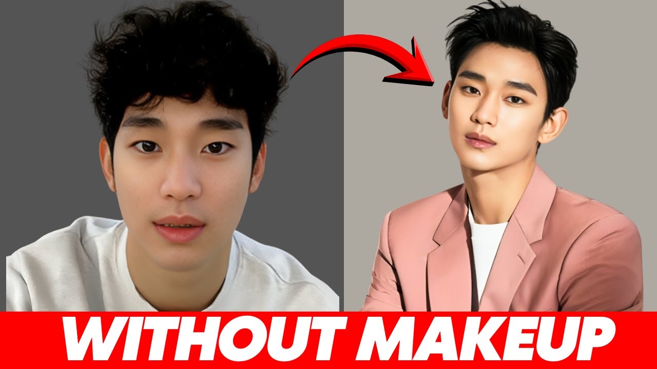 With Makeup vs Without Makeup – Korean Actors Edition