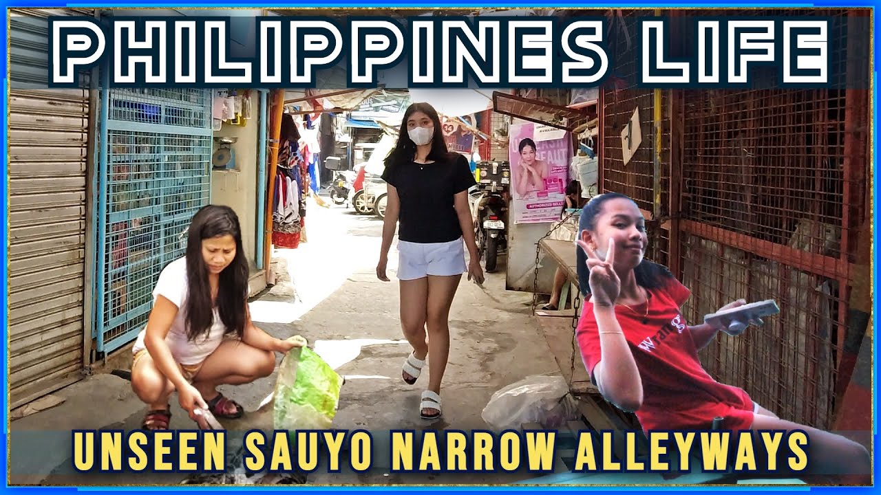 UNSEEN SAUYO NARROW ALLEYWAYS, QUEZON CITY, PHILIPPINES