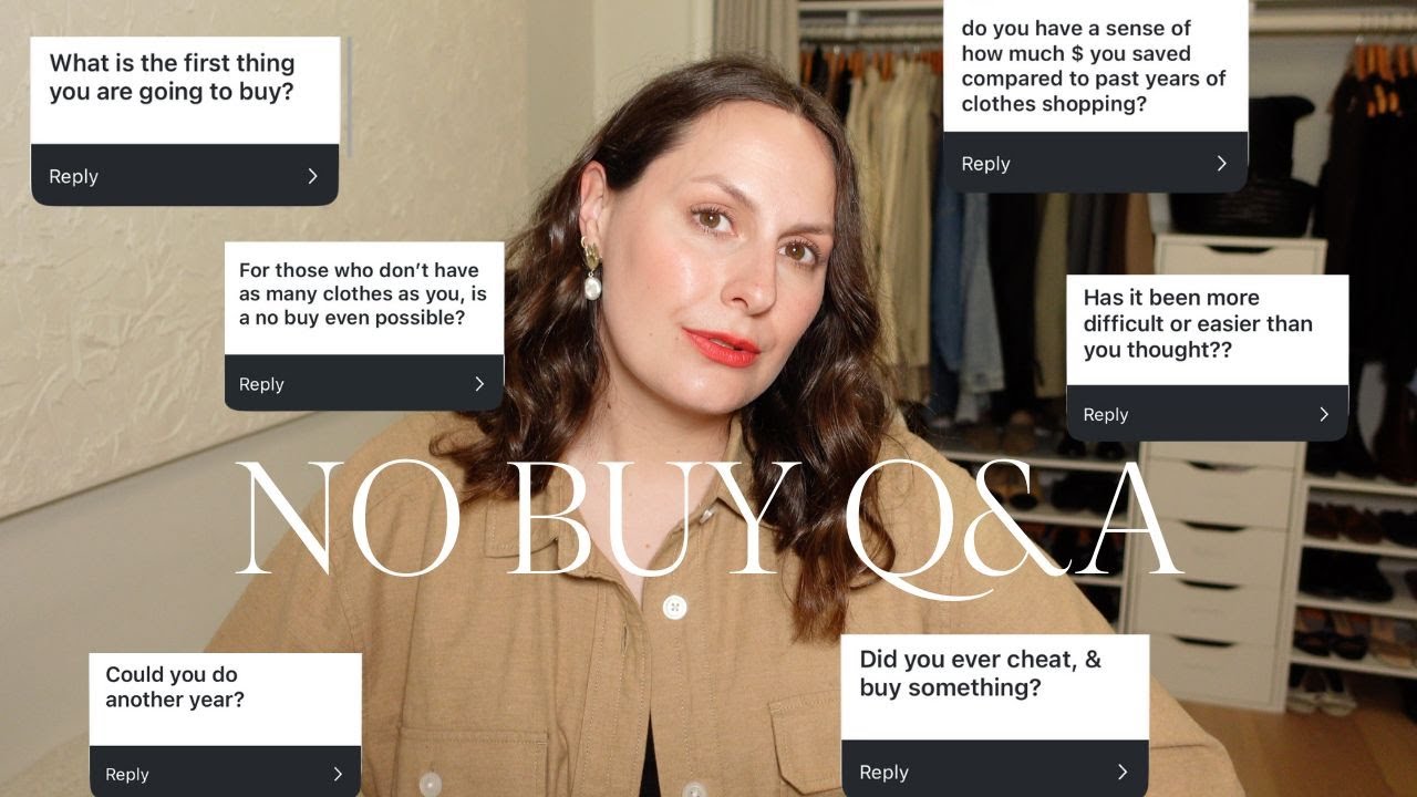 Answering your questions about my 365 NO BUY wardrobe challenge - Did I cheat & would I do it again?