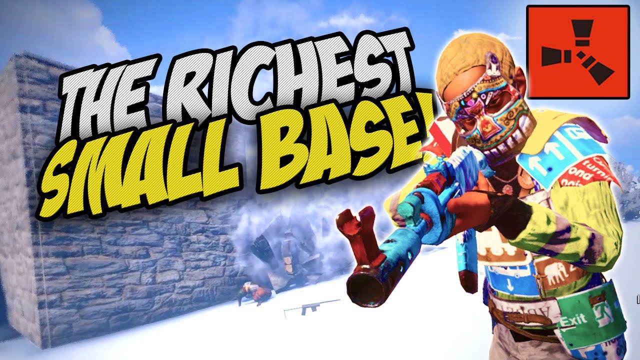 The RICHEST SMALL BASE EVER Gets RAIDED! - Rust Co-op Survival Gameplay