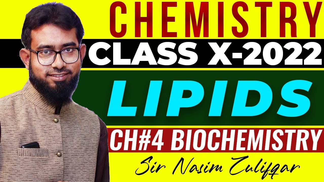 CH#4 Biochemistry || Lipids || X-Chem New Book