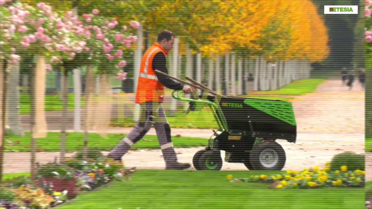 Etesia Donky electric wheel barrow for garden maintenance