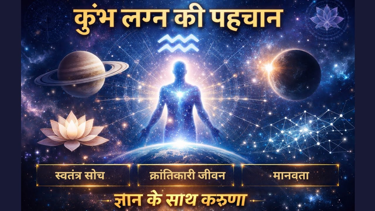 Aquarius Ascendant Explained | कुंभ लग्न का स्वभाव, करियर, प्रेम और भाग्य
