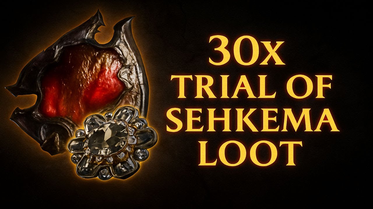 Loot from 30 Trial of Sehkema (The Desperate Alliance Relic) - Path of Exile 2 0.3