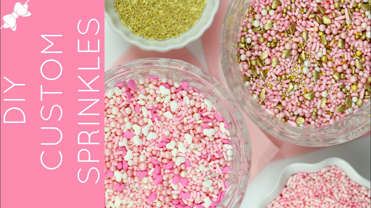 How to Make DIY Homemade Custom Sprinkle Blends // Lindsay Ann Bakes