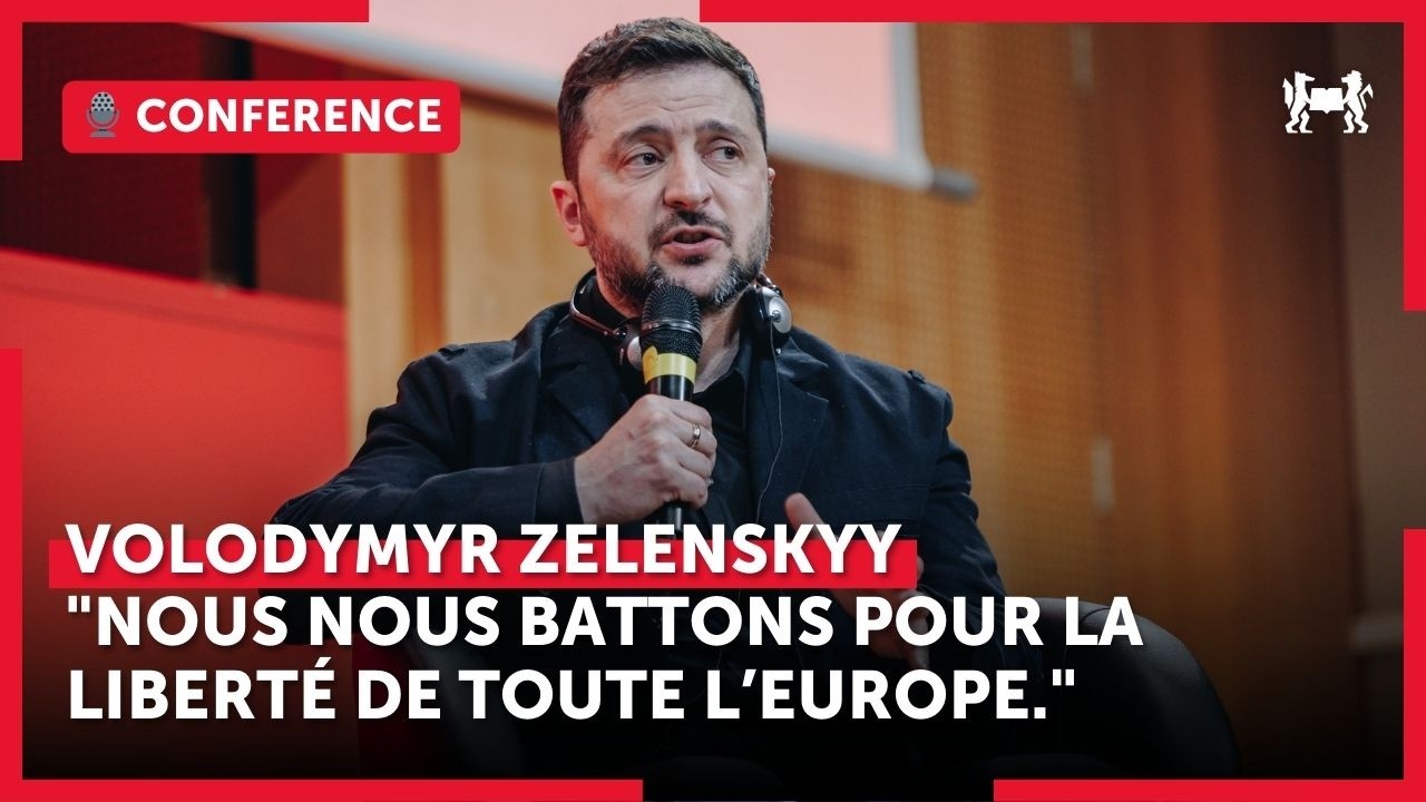 Volodymyr Zelenskyy à Sciences Po - 