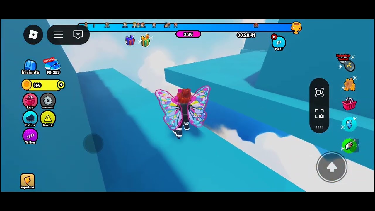 Jogo de patins do roblox 