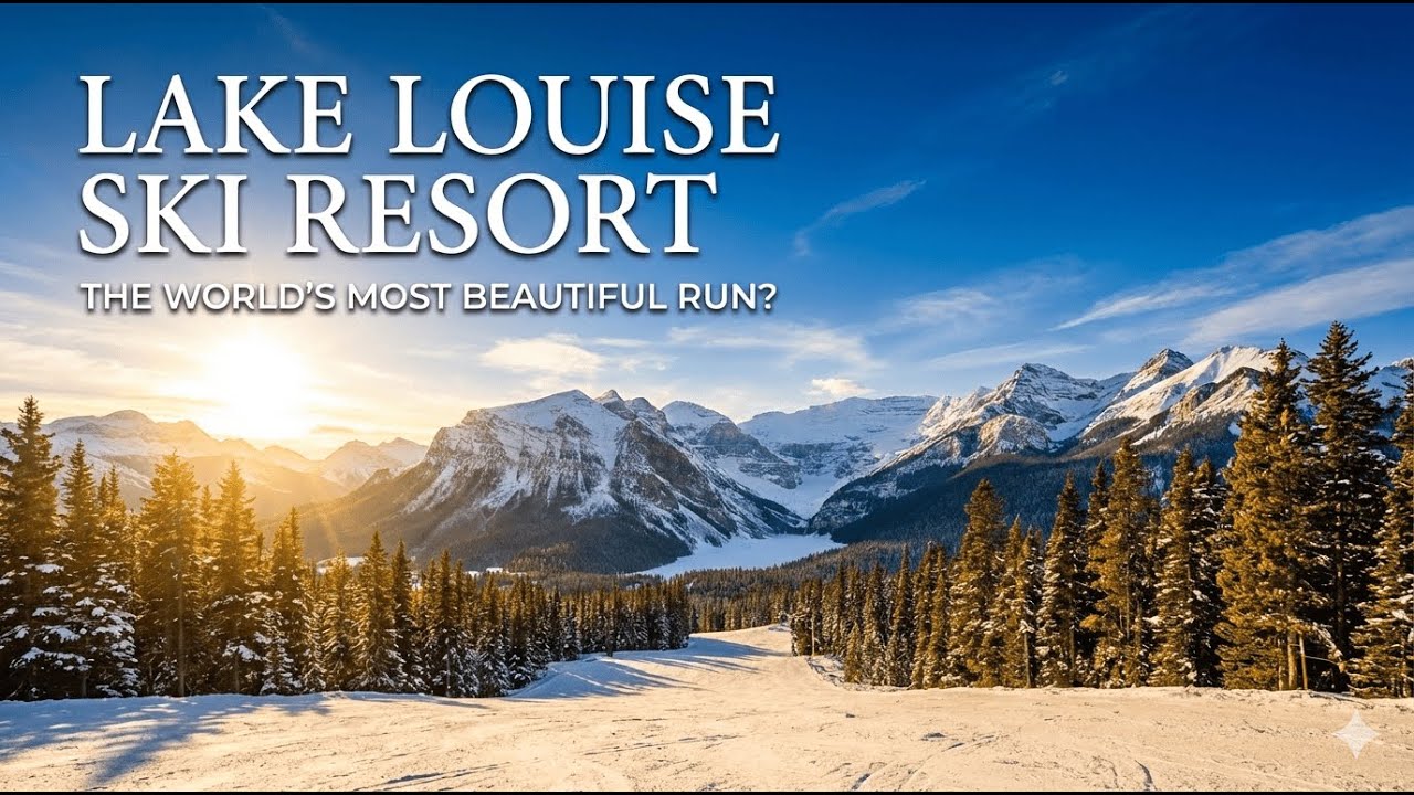 Winter in Lake Louise: 4K Mountain Ambience for Deep Work & Focus (2 Hours)