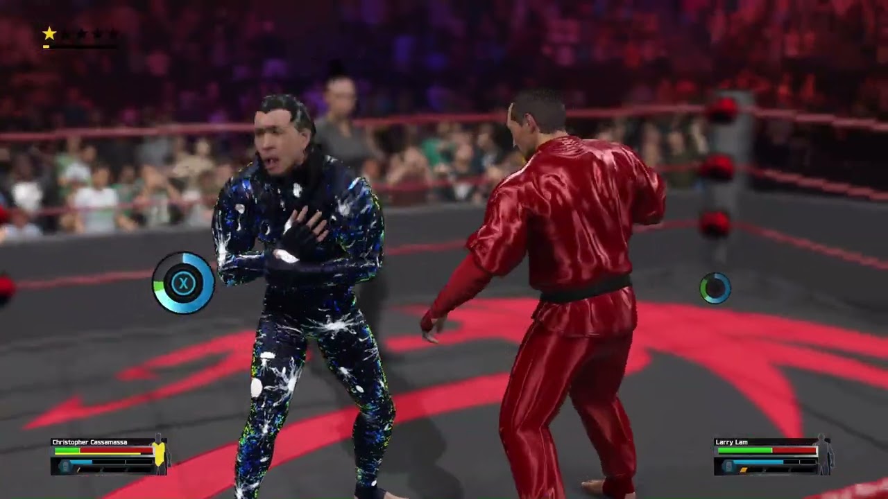 WWE 2K25:  WMAC:  Season 2: Episode 231:  Fight 6:  Red Dragon v Warlock
