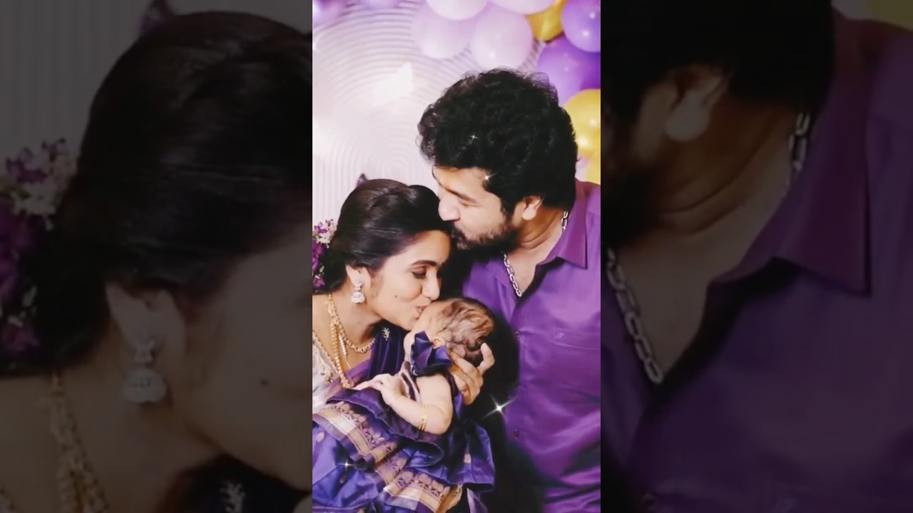Suntv Actor Aryan Shrithika baby Naming ceremony #family #srithika #aryan #baby #love #lakshmi #cute