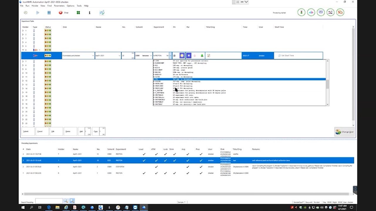 Using IconNMR