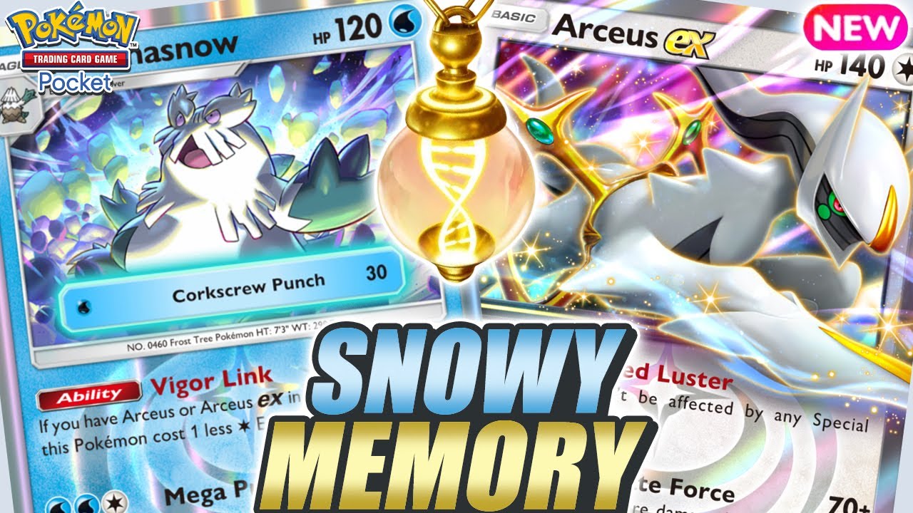 1 ENERGY ABOMASNOW ! MEMORY LIGHT Turns ABOMASNOW Into Powerful Tank ! - Pokemon TCG Pocket