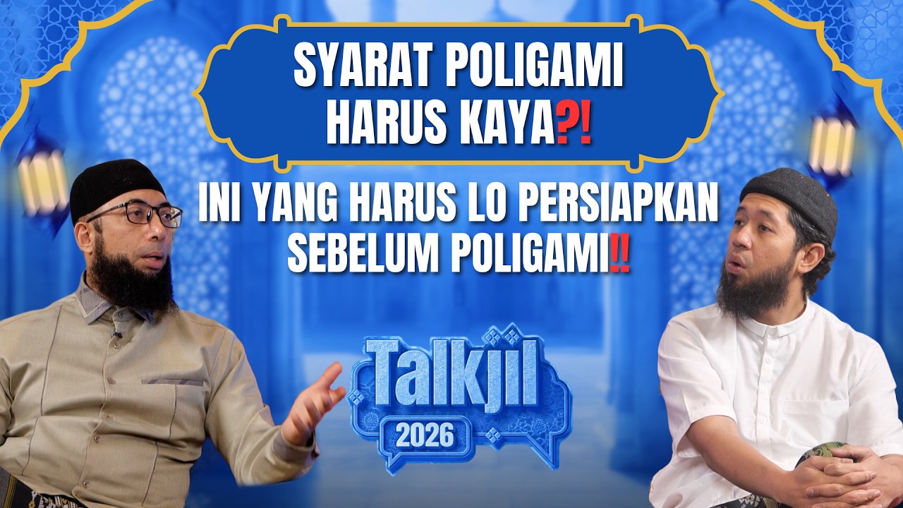 ⁠LO PENGEN POLIGAMI? INI YANG HARUS LO PERSIAPKAN‼️