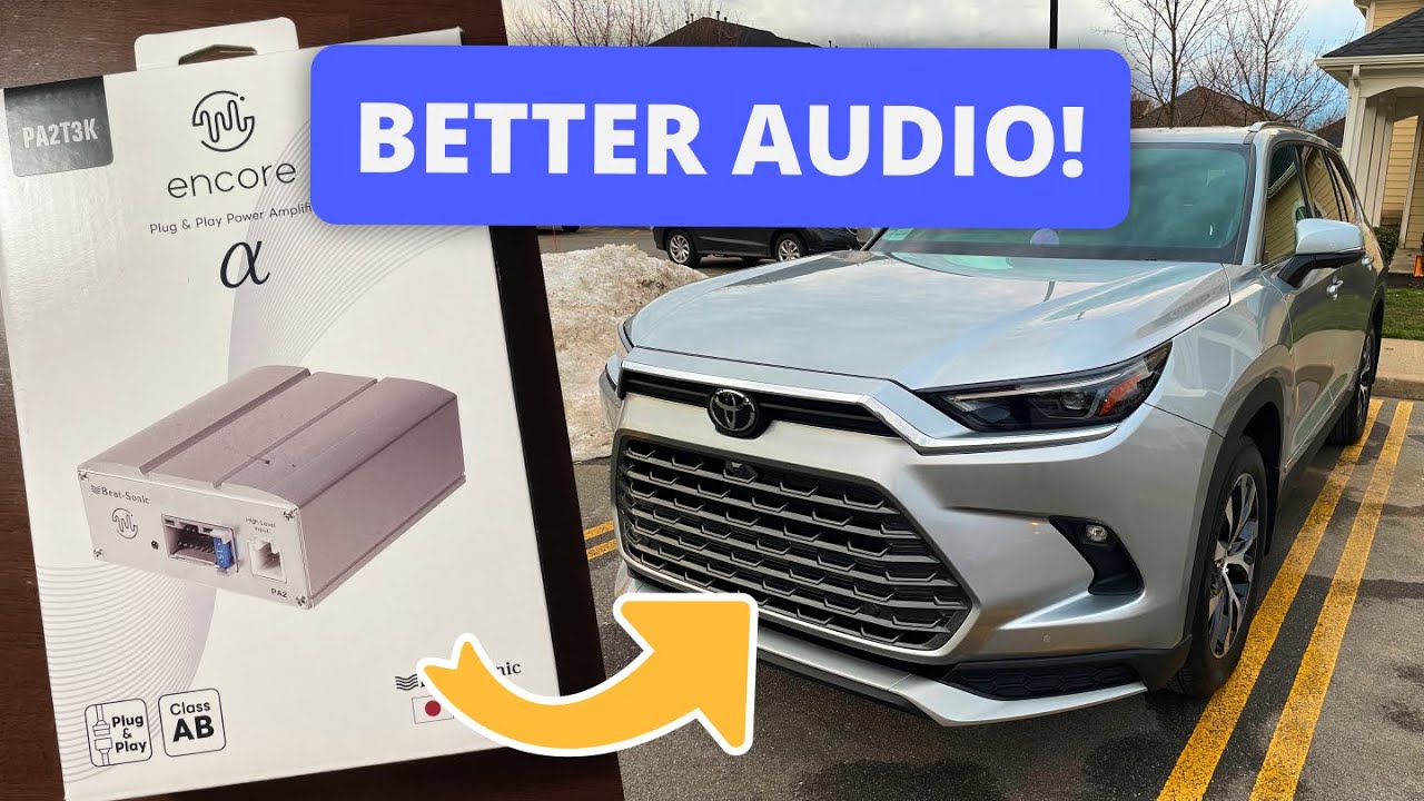 Установка усилителя Beatsonic на Toyota Grand Highlander 2024 года