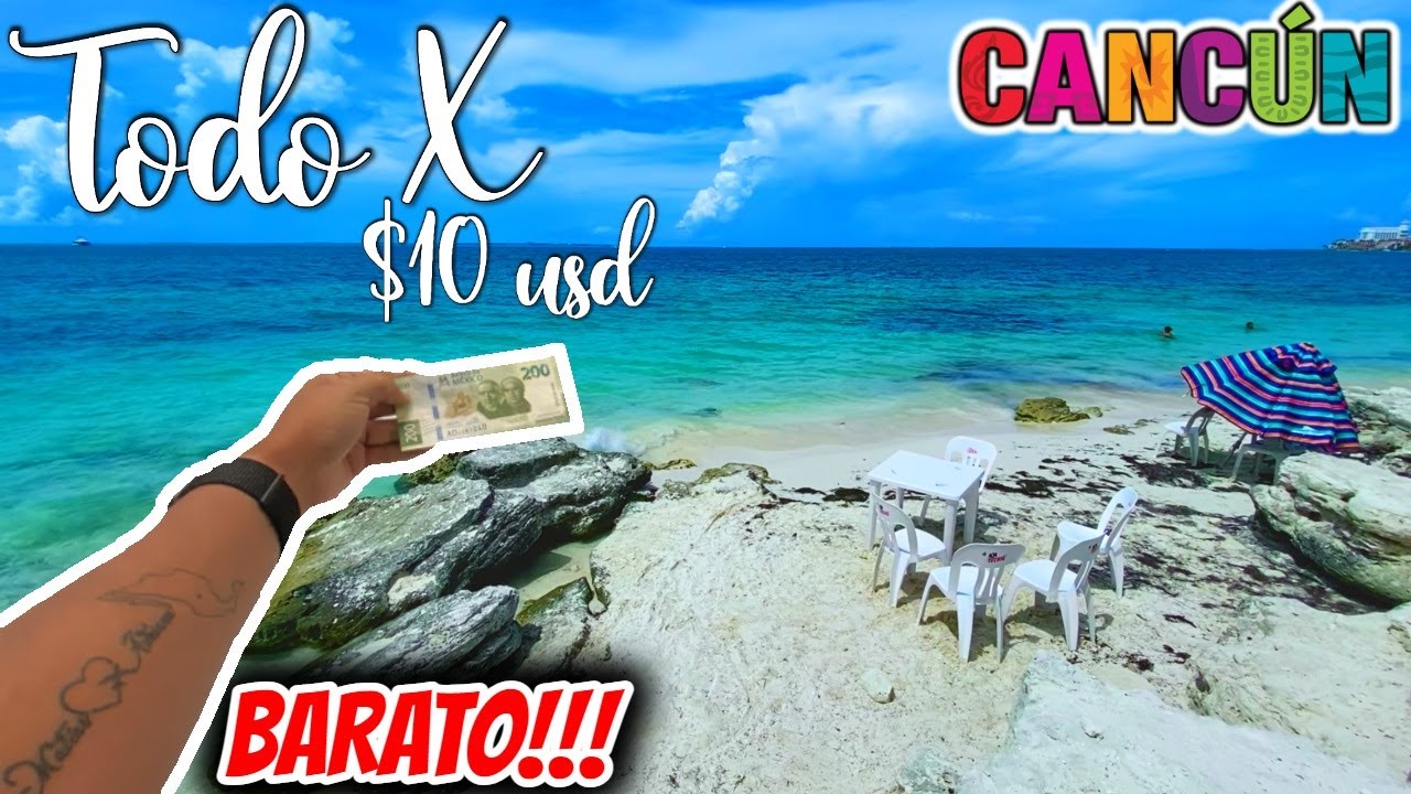 CANCÚN BARATO 2021 🔥 TODO x menos de $10 USD 😱Hotel, transporte, comidas, playa ✅ INCREÍBLE OPCIÓN