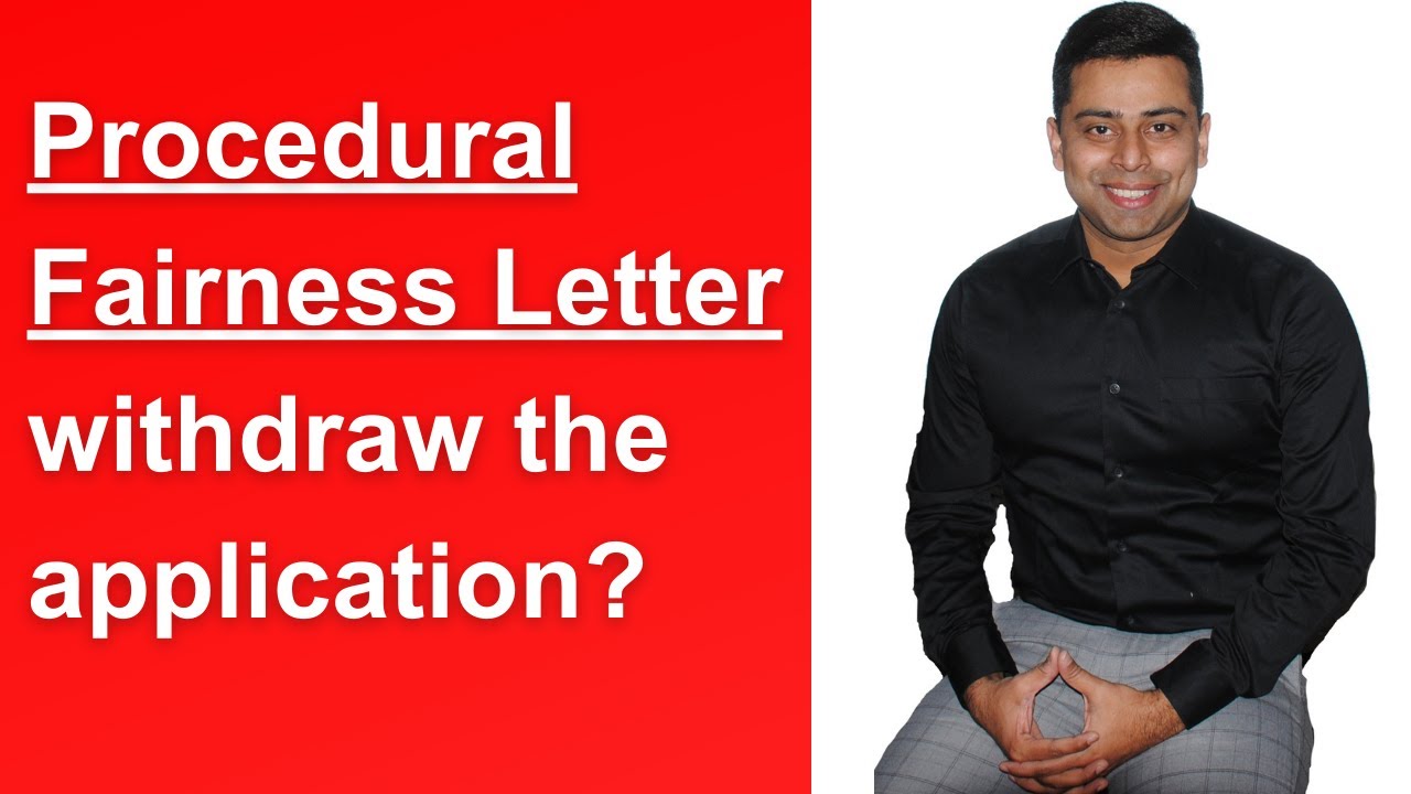 Can I request to WITHDRAW the application AFTER receiving a PFL? | Understand how it works.