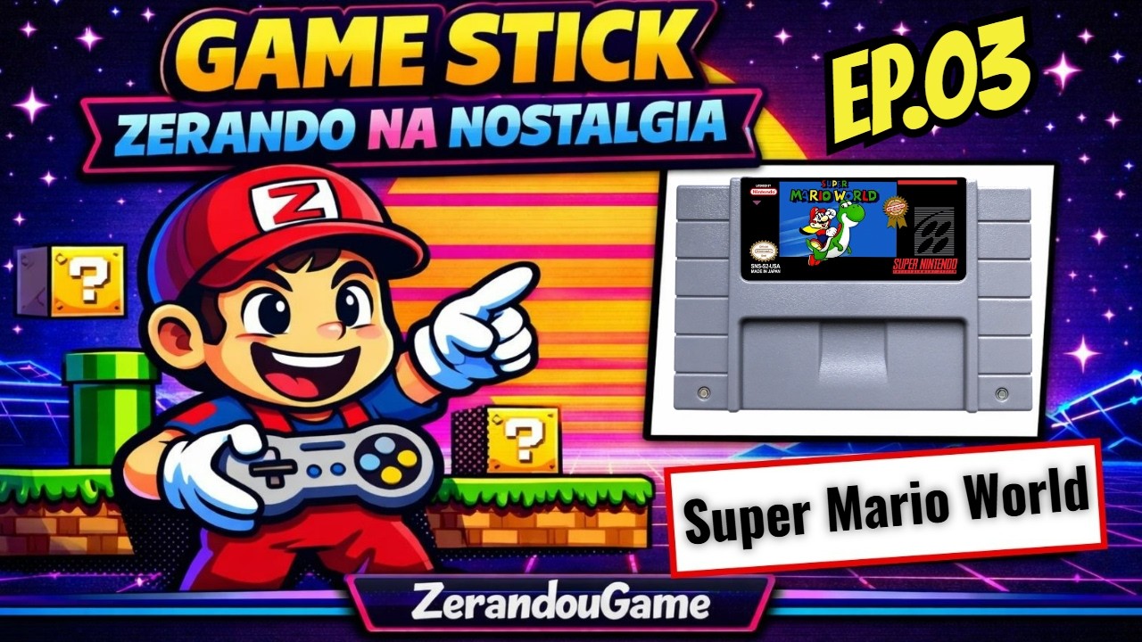 Super Mario World no Game Stick | EP.03 Castelos, Armadilhas e Game Over 😱