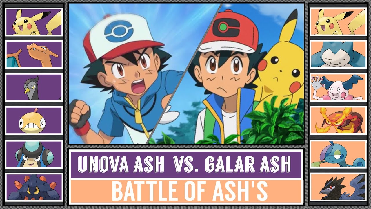 Galar Ash vs Unova Ash (Pokémon Sword/Shield)