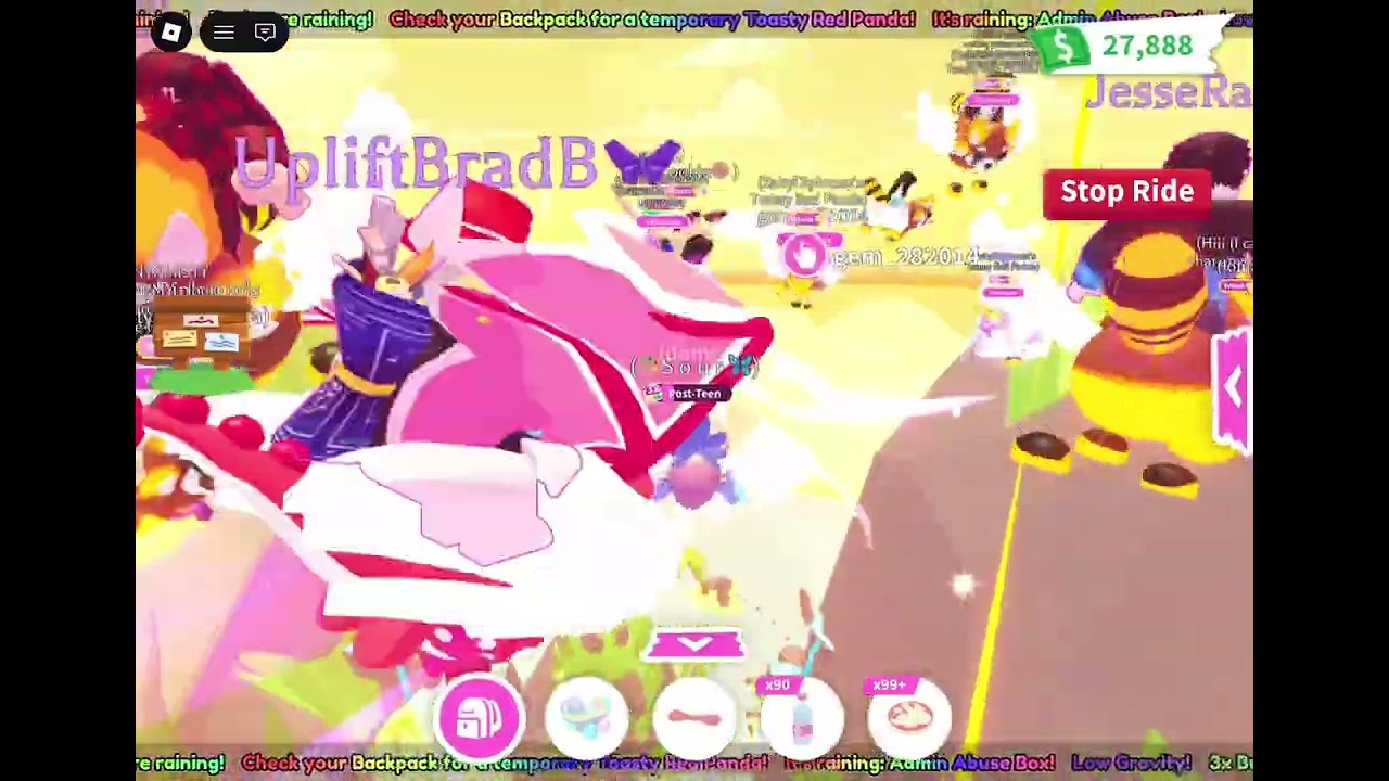 Some of Adopt Me Admin Abuse