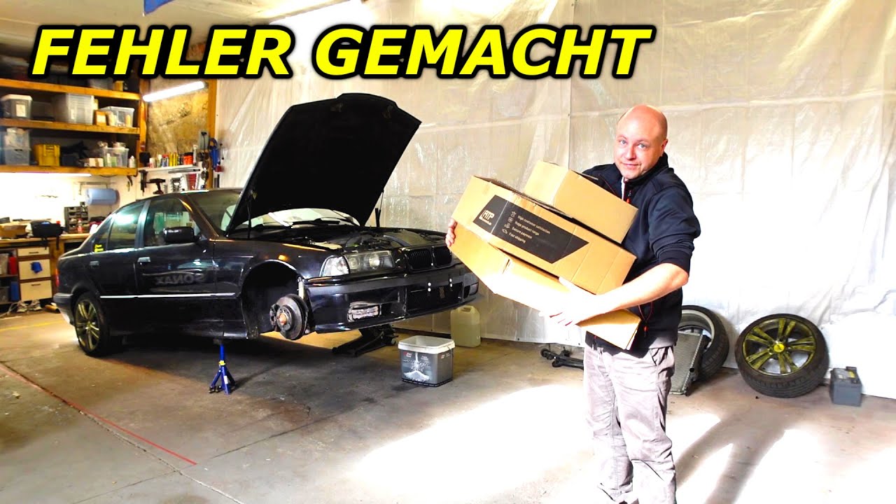 Mir ist ein Fehler passiert am E36, ich wollte nur TÜV haben, weitere Reparaturen