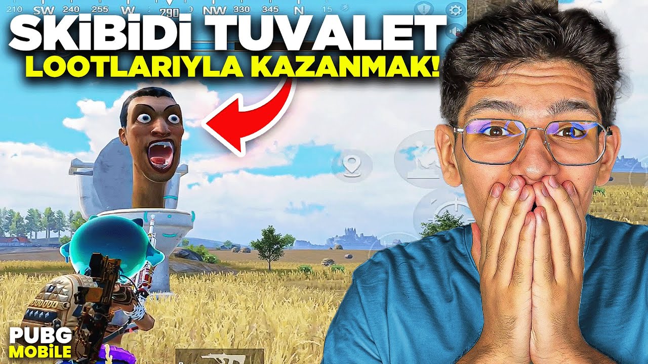 SADECE SKIBİDİ KLOZET LOOTLARIYLA WİN ALMAK - PUBG MOBİLE