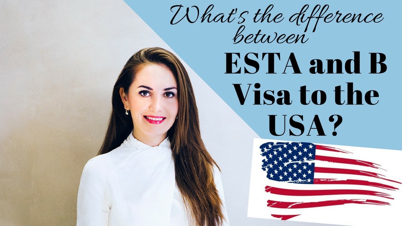 Difference between ESTA and B Visa✔️