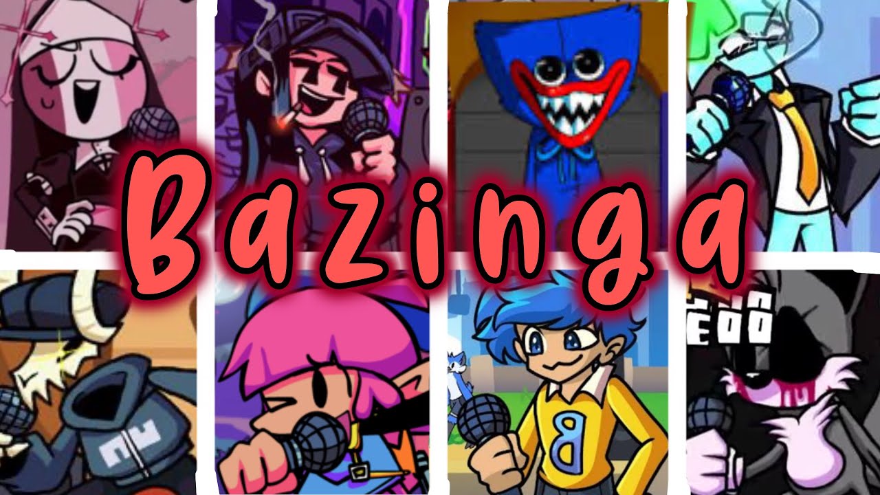 Bazinga - FNFever but Every Turn the Character Singing Changes! (Everyone sings Bazinga +MOD DL)