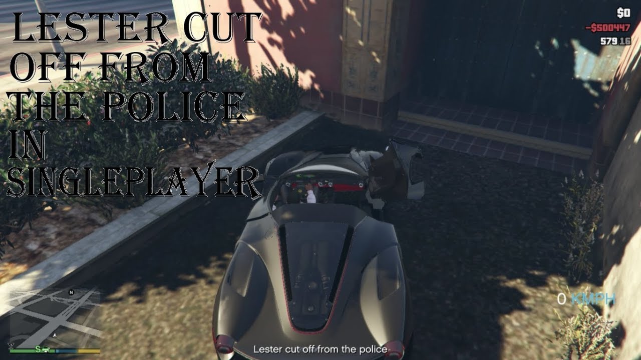 Hacker cut off from the police in SinglePlayer (My Mod)